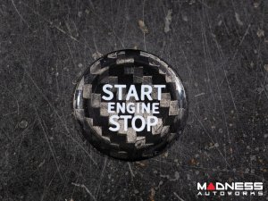 Dodge Hornet Start Stop Button Overlay - Carbon Fiber - Feroce Carbon